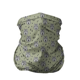 Бандана-труба 3D с принтом камуфляж - волки в Белгороде, 100% полиэстер, ткань с особыми свойствами — Activecool | плотность 150‒180 г/м2; хорошо тянется, но сохраняет форму | camouflage | волк | камуфляж