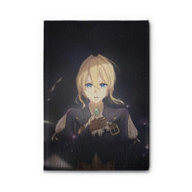 Обложка для автодокументов с принтом Violet Evergarden в Белгороде, натуральная кожа |  размер 19,9*13 см; внутри 4 больших “конверта” для документов и один маленький отдел — туда идеально встанут права | anime | violet evergarden | аниме | вайолет эвергарден