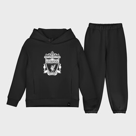 Детский костюм хлопок Oversize с принтом Liverpool FC в Белгороде,  |  | england | football | liverpool fc | logo | sport | англия | ливерпуль | лига | лого | спорт | фк | футбол | футбольный клуб | эмблема