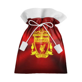 Подарочный 3D мешок с принтом ФК Ливерпуль в Белгороде, 100% полиэстер | Размер: 29*39 см | Тематика изображения на принте: england | football | liverpool fc | logo | sport | англия | арт | ливерпуль | лига | лого | спорт | текстура | фк | футбол | футбольный клуб | эмблема