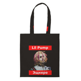 Сумка 3D повседневная с принтом Lil Pump - 104 в Белгороде, 100% полиэстер | Плотность: 200 г/м2; Размер: 34×35 см; Высота лямок: 30 см | eskeetit | esskeetit | lil pump | pamp | pump | лил памп | маленький насос | насос | памп | эшкере | эшкереее | эщкере | эщкэрэ