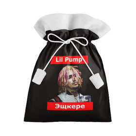 Подарочный 3D мешок с принтом Lil Pump - 104 в Белгороде, 100% полиэстер | Размер: 29*39 см | Тематика изображения на принте: eskeetit | esskeetit | lil pump | pamp | pump | лил памп | маленький насос | насос | памп | эшкере | эшкереее | эщкере | эщкэрэ