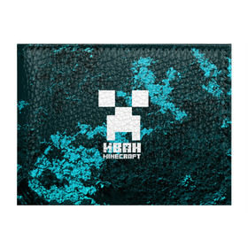 Обложка для студенческого билета с принтом Иван в стиле Minecraft в Белгороде, натуральная кожа | Размер: 11*8 см; Печать на всей внешней стороне | ваня | крипер | майнкрафт