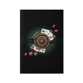 Обложка для паспорта матовая кожа с принтом Покер Старс в Белгороде, натуральная матовая кожа | размер 19,3 х 13,7 см; прозрачные пластиковые крепления | игра | казино | каре | карты | роял | сет | стрит | туз | удача | флеш | фул | хаус