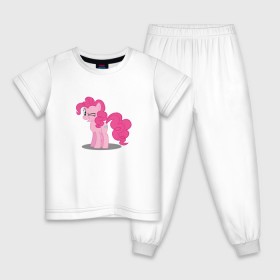 Детская пижама хлопок с принтом My little pony Пинки Пай в Белгороде, 100% хлопок |  брюки и футболка прямого кроя, без карманов, на брюках мягкая резинка на поясе и по низу штанин
 | Тематика изображения на принте: my little pony | пинки пай