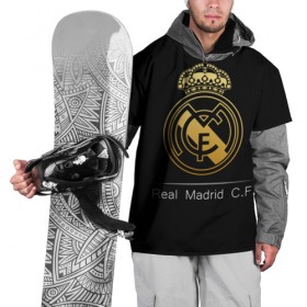 Накидка на куртку 3D с принтом Real Gold Edition в Белгороде, 100% полиэстер |  | champions | league | madrid | real | spain | испания | лига | мадрид | реал | чемпионов