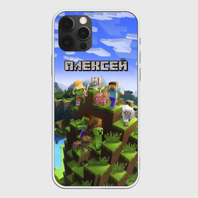 Чехол для iPhone 12 Pro Max с принтом Алексей - Minecraft в Белгороде, Силикон |  | Тематика изображения на принте: minecraft | алексей | алеша | алешка | добывать | игра | игрушка | имя | компьютерная | кубики | леха | леша | майкрафт | майн крафт | майнкрафт | пиксели | пиксель | ремесло | с именем | шахта