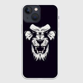 Чехол для iPhone 13 mini с принтом Лев в Белгороде,  |  | lev | lion | животные | лев | лева | лион | лицо льва