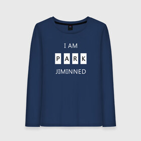 Женский лонгслив хлопок с принтом BTS I am Park Jiminned II в Белгороде, 100% хлопок |  | 