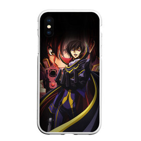 Чехол для iPhone XS Max матовый с принтом Code Geass_8 в Белгороде, Силикон | Область печати: задняя сторона чехла, без боковых панелей | код гиасс | лелуш | лелуш ламперуж