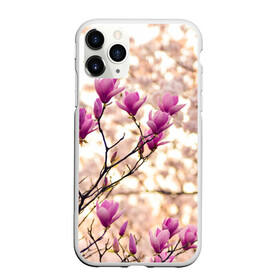Чехол для iPhone 11 Pro Max матовый с принтом Сакура в Белгороде, Силикон |  | деревья | красота | небо | природа | сакура | цветение | цветы | япония