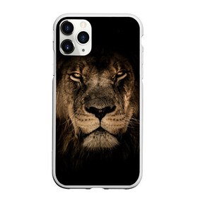 Чехол для iPhone 11 Pro матовый с принтом Лев в Белгороде, Силикон |  | животные | кошка | лев | мордочка | природа | тигр | хищник