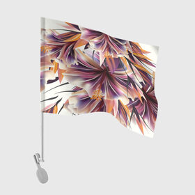 Флаг для автомобиля с принтом Необычный цветок в Белгороде, 100% полиэстер | Размер: 30*21 см | flower | букет | краски | орхидеи | природа | текстуры | тропики | тропический | цветочки | цветы