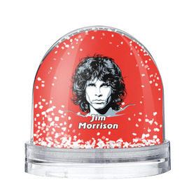 Снежный шар с принтом Jim Morrison в Белгороде, Пластик | Изображение внутри шара печатается на глянцевой фотобумаге с двух сторон | the doors | автор песен | вокалист | джим моррисон | звезда | музыка | певец | поэт | рок | рок музыка | фронтмен