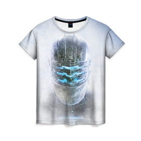 Женская футболка 3D с принтом Dead Space в Белгороде, 100% полиэфир ( синтетическое хлопкоподобное полотно) | прямой крой, круглый вырез горловины, длина до линии бедер | dead | space | айзек | вирус | зомби | игра | ишимура | кларк | космос | костюм | мёртвый | монстр