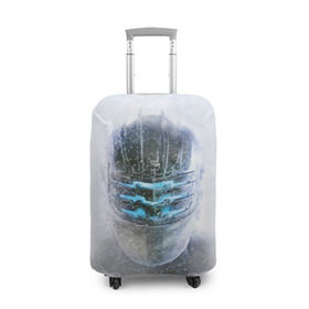 Чехол для чемодана 3D с принтом Dead Space в Белгороде, 86% полиэфир, 14% спандекс | двустороннее нанесение принта, прорези для ручек и колес | dead | space | айзек | вирус | зомби | игра | ишимура | кларк | космос | костюм | мёртвый | монстр