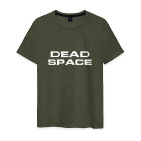 Мужская футболка хлопок с принтом Dead Space в Белгороде, 100% хлопок | прямой крой, круглый вырез горловины, длина до линии бедер, слегка спущенное плечо. | Тематика изображения на принте: dead | space | айзек | вирус | зомби | игра | ишимура | кларк | космос | костюм | мёртвый | монстр