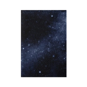 Обложка для паспорта матовая кожа с принтом Звёздное небо в Белгороде, натуральная матовая кожа | размер 19,3 х 13,7 см; прозрачные пластиковые крепления | вселенная | звёзды | земля | космос | плеяды | пространство