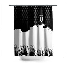 Штора 3D для ванной с принтом Juventus Original в Белгороде, 100% полиэстер | плотность материала — 100 г/м2. Стандартный размер — 146 см х 180 см. По верхнему краю — пластиковые люверсы для креплений. В комплекте 10 пластиковых колец | football | soccer | ювентус