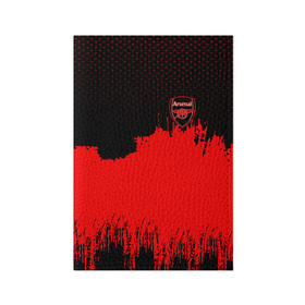 Обложка для паспорта матовая кожа с принтом Arsenal Original в Белгороде, натуральная матовая кожа | размер 19,3 х 13,7 см; прозрачные пластиковые крепления | Тематика изображения на принте: football | soccer | арсенал