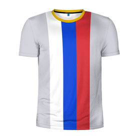 Мужская футболка 3D спортивная с принтом олимпийская форма в Белгороде, 100% полиэстер с улучшенными характеристиками | приталенный силуэт, круглая горловина, широкие плечи, сужается к линии бедра | 