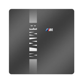 Магнит виниловый Квадрат с принтом BMW 2018 M Sport в Белгороде, полимерный материал с магнитным слоем | размер 9*9 см, закругленные углы | Тематика изображения на принте: bmw | бмв | марка | машины