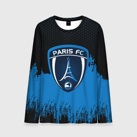 Мужской лонгслив 3D с принтом FC Paris Original uniform в Белгороде, 100% полиэстер | длинные рукава, круглый вырез горловины, полуприлегающий силуэт | football | soccer | париж