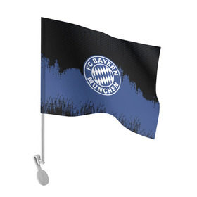 Флаг для автомобиля с принтом FC Bayern Munchen uniform в Белгороде, 100% полиэстер | Размер: 30*21 см | football | soccer | байерн