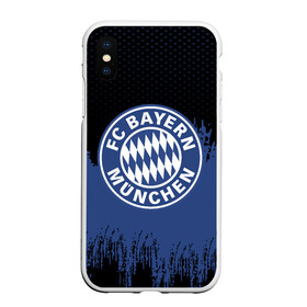 Чехол для iPhone XS Max матовый с принтом FC Bayern Munchen uniform в Белгороде, Силикон | Область печати: задняя сторона чехла, без боковых панелей | Тематика изображения на принте: football | soccer | байерн