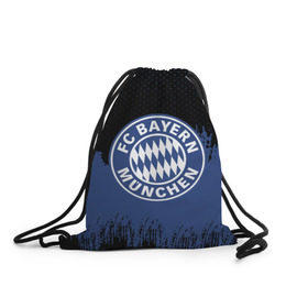 Рюкзак-мешок 3D с принтом FC Bayern Munchen uniform в Белгороде, 100% полиэстер | плотность ткани — 200 г/м2, размер — 35 х 45 см; лямки — толстые шнурки, застежка на шнуровке, без карманов и подкладки | football | soccer | байерн