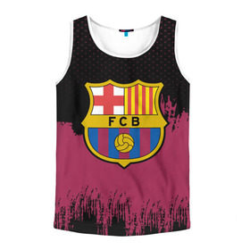 Мужская майка 3D с принтом FC Barcelona Uniform в Белгороде, 100% полиэстер | круглая горловина, приталенный силуэт, длина до линии бедра. Пройма и горловина окантованы тонкой бейкой | Тематика изображения на принте: football | soccer | барселона