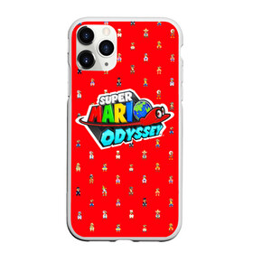 Чехол для iPhone 11 Pro Max матовый с принтом Super Mario Odyssey в Белгороде, Силикон |  | nintendo | марио | нинтендо