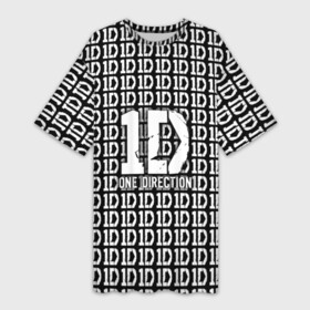 Платье-футболка 3D с принтом One direction в Белгороде,  |  | Тематика изображения на принте: 1 direction | one direction | ван | дирекшен | дирекшн