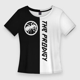 Женская футболка 3D Slim с принтом The Prodigy в Белгороде,  |  | prodigy | the prodigy | альтернативный | бигбит | брейкбит | группа | дарование | дэнс | кит флинт | лиам хоулетт | продеджи | продиджи | рок | техно | хип хоп | чудо | электроник | электропанк