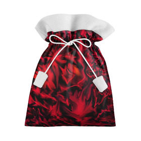 Подарочный 3D мешок с принтом Flame Style (красный) в Белгороде, 100% полиэстер | Размер: 29*39 см | Тематика изображения на принте: огненный | огонь | пламя