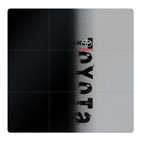 Магнитный плакат 3Х3 с принтом TOYOTA SPORT в Белгороде, Полимерный материал с магнитным слоем | 9 деталей размером 9*9 см | Тематика изображения на принте: toyota | марка | машины | тойота