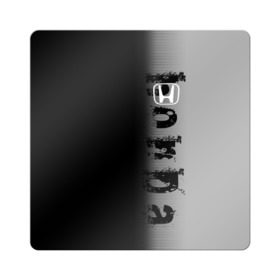 Магнит виниловый Квадрат с принтом HONDA SPORT в Белгороде, полимерный материал с магнитным слоем | размер 9*9 см, закругленные углы | Тематика изображения на принте: honda | марка | машины | хонда