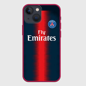 Чехол для iPhone 13 mini с принтом PSG Форма Новая Home 18 19 в Белгороде,  |  | 2019 | brazil | fcb | paris saint germain | psg | бразилия | новая | псж | форма | футбольная