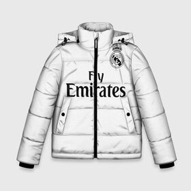 Зимняя куртка для мальчиков 3D с принтом Реал Мадрид Форма Новая 18 19 в Белгороде, ткань верха — 100% полиэстер; подклад — 100% полиэстер, утеплитель — 100% полиэстер | длина ниже бедра, удлиненная спинка, воротник стойка и отстегивающийся капюшон. Есть боковые карманы с листочкой на кнопках, утяжки по низу изделия и внутренний карман на молнии. 

Предусмотрены светоотражающий принт на спинке, радужный светоотражающий элемент на пуллере молнии и на резинке для утяжки | Тематика изображения на принте: 2019 | cristiano | isco | madrid | real | иско | мадрид | реал | сливочные | форма | футбольная