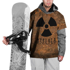 Накидка на куртку 3D с принтом STALKER в Белгороде, 100% полиэстер |  | 35mm | s.t.a.l.k.e.r. | snork | stalker | арт | игра | мутант | пейзаж | припять | снорк | сталкер | трактор | чернобыль