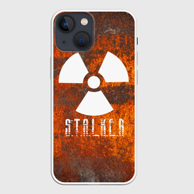 Чехол для iPhone 13 mini с принтом S.T.A.L.K.E.R в Белгороде,  |  | 35mm | s.t.a.l.k.e.r. | snork | stalker | арт | игра | мутант | пейзаж | припять | снорк | сталкер | трактор | чернобыль