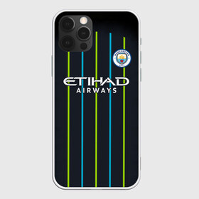 Чехол для iPhone 12 Pro Max с принтом Man City Форма Гостевая 18 19 в Белгороде, Силикон |  | Тематика изображения на принте: 2019 | aguero | city | de bruyne | kevin | kit | kun | manchester | sergio | горожане | де брюйне | кан | кевин | манчестер | новая | серхио | сити | форма | футбольная