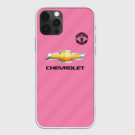 Чехол для iPhone 12 Pro Max с принтом Man United Форма Third 18 19 в Белгороде, Силикон |  | Тематика изображения на принте: mu | манчестер юнайтед | мю | форма