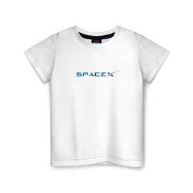Детская футболка хлопок с принтом SpaceX в Белгороде, 100% хлопок | круглый вырез горловины, полуприлегающий силуэт, длина до линии бедер | 9 | bfr | elon musk | falcon | heavy | день космонавтики | илон маск | космические путешествия | космос | наука | ракета | ракетоноситель | реактивная тяга | фалькон