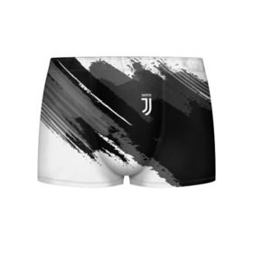 Мужские трусы 3D с принтом FC Juventus Original 2018 в Белгороде, 50% хлопок, 50% полиэстер | классическая посадка, на поясе мягкая тканевая резинка | Тематика изображения на принте: football | soccer | ювентус