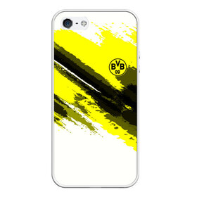 Чехол для iPhone 5/5S матовый с принтом FC Borussia Original 2018 в Белгороде, Силикон | Область печати: задняя сторона чехла, без боковых панелей | football | soccer | боруссия