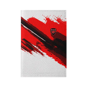 Обложка для паспорта матовая кожа с принтом FC Arsenal Original 2018 в Белгороде, натуральная матовая кожа | размер 19,3 х 13,7 см; прозрачные пластиковые крепления | Тематика изображения на принте: football | soccer