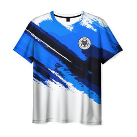 Мужская футболка 3D с принтом FC Leicester Original 2018 в Белгороде, 100% полиэфир | прямой крой, круглый вырез горловины, длина до линии бедер | football | soccer