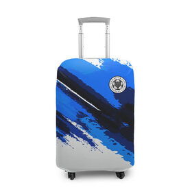 Чехол для чемодана 3D с принтом FC Leicester Original 2018 в Белгороде, 86% полиэфир, 14% спандекс | двустороннее нанесение принта, прорези для ручек и колес | football | soccer