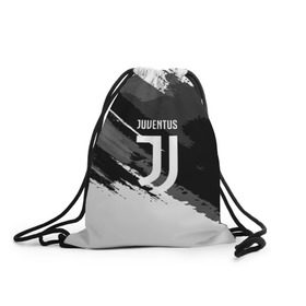 Рюкзак-мешок 3D с принтом JUVENTUS SPORT STYLE в Белгороде, 100% полиэстер | плотность ткани — 200 г/м2, размер — 35 х 45 см; лямки — толстые шнурки, застежка на шнуровке, без карманов и подкладки | football | soccer | ювентус